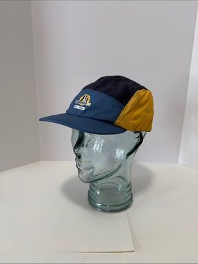 Buff lavaredo Colorblock Cap in Navy, Blue & Mustard